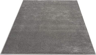 Килим Marley елегантний дизайнерський килим для вітальні, м'який і не вимагає особливого догляду килим з коротким ворсом для вітальні з антрациту, т