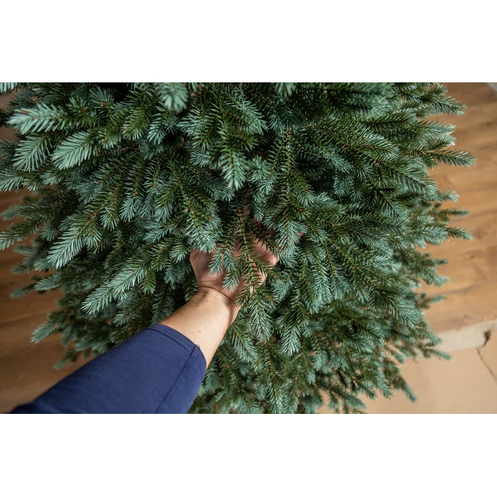 Ялинка штучна 'Аляска' Зелено-Блакитна 1,50 м