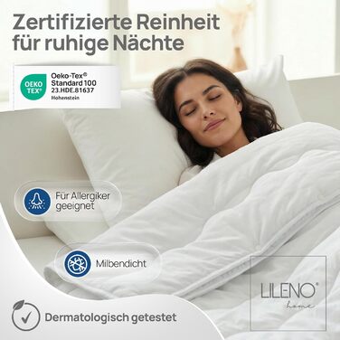 Тепла зимова ковдра LILENO HOME 155x220 см [2 шт.] - комплект ковдр для комфортного сну. Алергічна ковдра, витримує прасування до 95°C