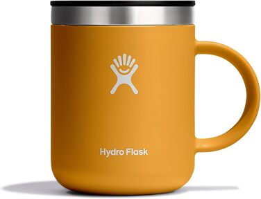 Термокружка HYDRO FLASK 354 мл з нержавіючої сталі з подвійними стінками, з кришкою та ручкою, для подорожей, миється в посудомийній машині, Fossil