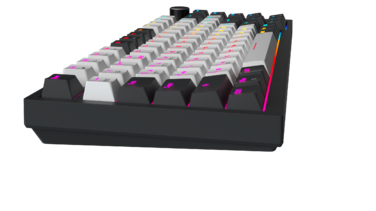 Бездротова механічна клавіатура GamePro Asgard Valhalla Pro (MK160W-D-Pro) 75% Rainy switches