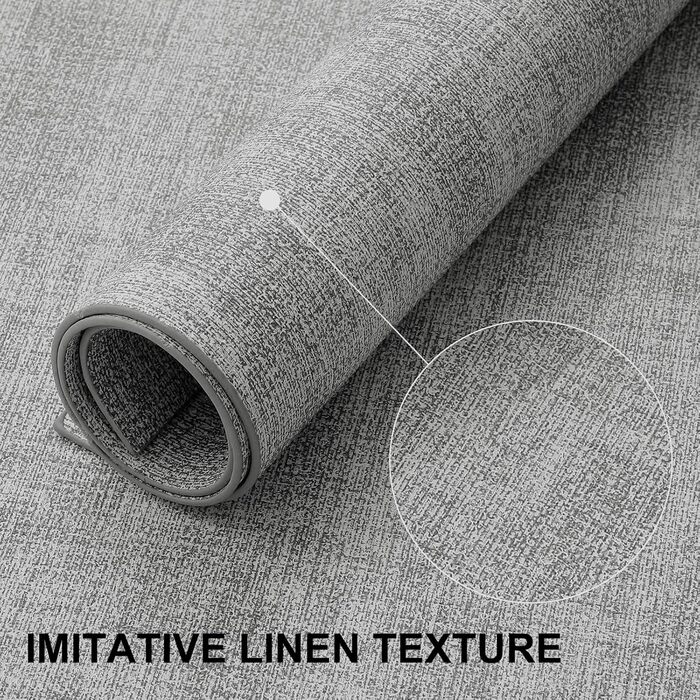 Набір підкладок під тарілки з екошкіри, 6 шт. - Водостійкі, легко миються, сірого кольору