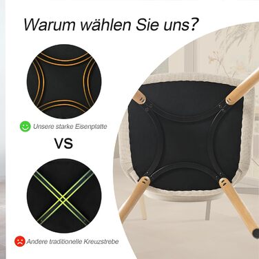 Набір з 4-х оббитих стільців для їдальні з підлокітниками, бежевий колір, дерев'яні ніжки. Підходять для кухні та вітальні.