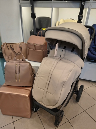 Дитячий прогулянковий візок Carrello Bravo SL Deluxe CRL-5520, колір Shale Beige