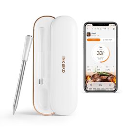 Термометр для м'яса Inkbird INT-11S-B: Бездротовий термометр-щуп з Bluetooth, IP67, для приготування на грилі, BBQ, духовці та коптильні