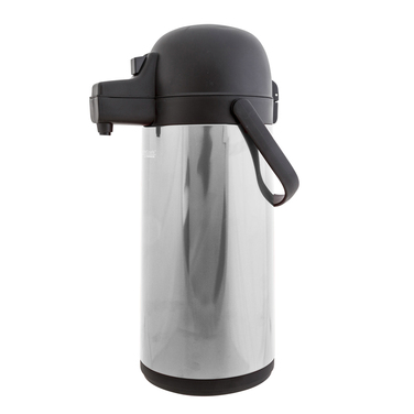 Термос THERMOS AIRPOT зі скляною колбою, помповий, сталевий, 1,9 л