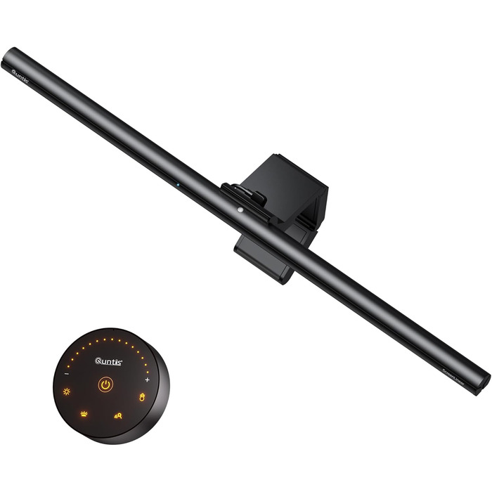 LED-лампа для монітора Quntis з радаром, авто вмикання/вимикання, пультом ДУ, 52 см, регулювання кольору та яскравості, таймер, захист від синього світла, USB-лампа для ПК