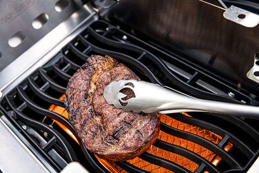 Набір інструментів для гриля Napoleon 70033 - PRO з нержавіючої сталі (2 шт.) - Преміум якість, з ручками, з затискачем та шпателем