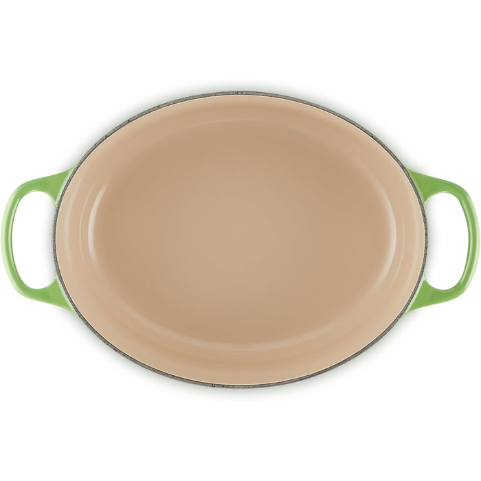 Le Creuset Signature Чавунний Бражун з кришкою, овальний, 29 см, 7.5 л, для всіх плит, включаючи індукцію, колір: Офенрот