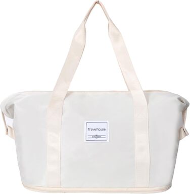 Набір валіз Travelhouse Ascona 5-в-1 (75/65/55 см) з TSA-замком, Spinner-колесами, ABS+PC, темно-зелений (кремовий/білий)