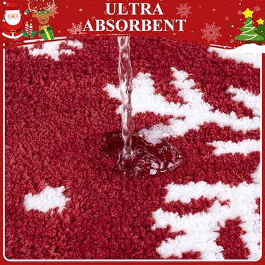 Набір килимків для ванної кімнати Badteppich Set: душовий килимок, килимок перед унітазом, килимок для ванної, м'який, високий ворс, 45x65 см + 50x120 см + 50x60 см, з малюнком 