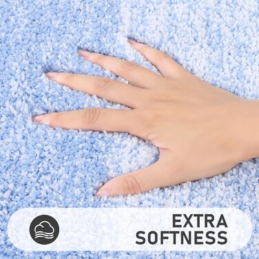 Набір килимків для ванної кімнати Bsmathom, 4 шт. з кришкою для унітазу, м'які, швидковисихаючі, нековзні, можна прати в пральній машині, килимки для ванної з U-подібною контуром, килимок для унітазу, помаранчевий (18'x26'+20'x31'+U20'x24'+Cover19'x21')