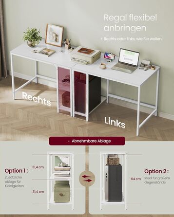 Стол письмовий VASAGLE 100x50x76 см, комп'ютерний, для офісу/дому, вінтажний стиль, коричнево-чорний