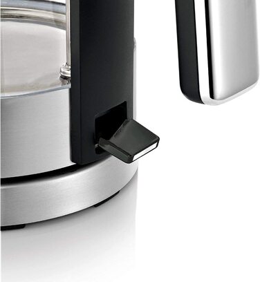 Електричний чайник WMF Lono зі скла, 1,7 л, з фільтром від накипу, бездротовий, 3000 Вт, матова нержавіюча сталь