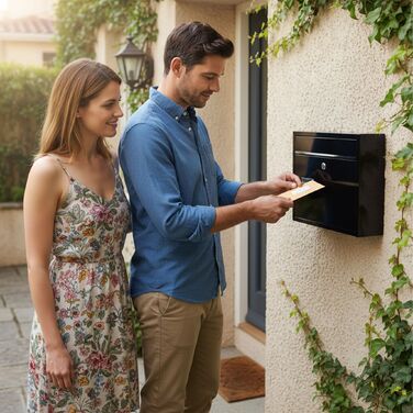 Скріпка Relaxdays для поштової скриньки з табличкою для імені