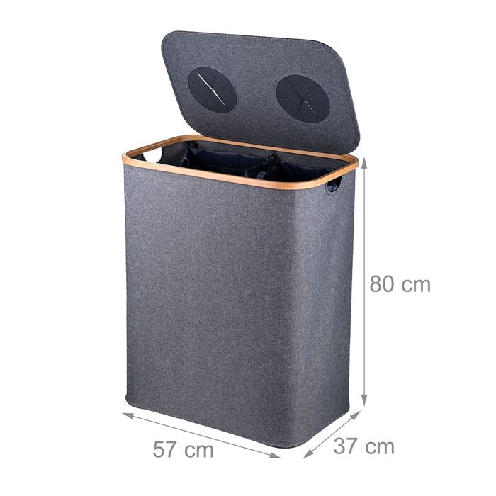 Контейнер для збору пляшок Relaxdays з двома відділеннями