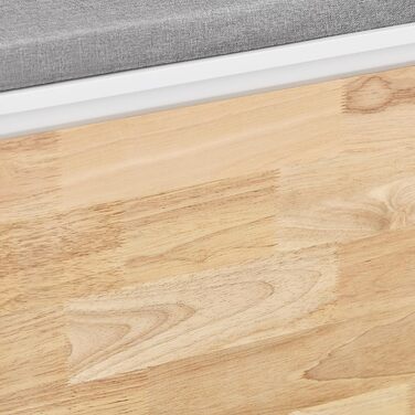 SoBuy Взуттєва шафа з 2 відкидними кришками, полиця для взуття, вузька, з 4 полицями, біла, 61x100x26 см, FSR165-W