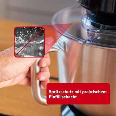 Кухонна машина Lehmann - планетарний міксер з набором аксесуарів - 3 насадки, захист від бризок, 5л чаша, 12 швидкостей, захист від перегріву, неслизька, чорний