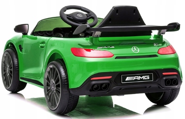 Дитячий електромобіль Mercedes AMG GTR зі шкіряним салоном, EVA