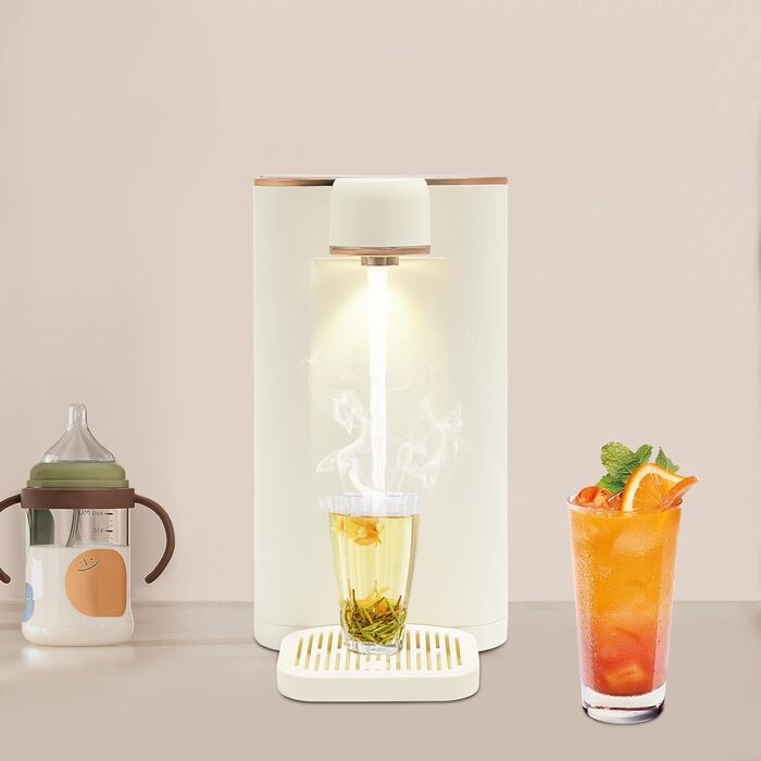 Електричний нагрівач води 3L миттєвого підігріву 2000W з 5 режимами температури та знімним баком, швидкий нагрів, захист від дітей