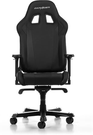 Ігрове крісло DXRacer King K99, шкірозамінник, чорне, до 200 см