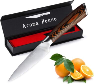 Професійний ніж для кухні Nakiri, 7 дюймів, ніж-сіка, з високоякісної сталі, для кухні та ресторану