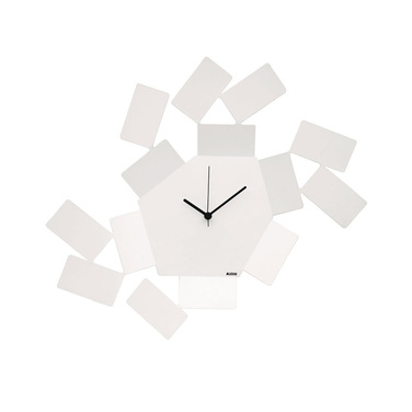 Настінний годинник Alessi 46х33,5х4 см білий