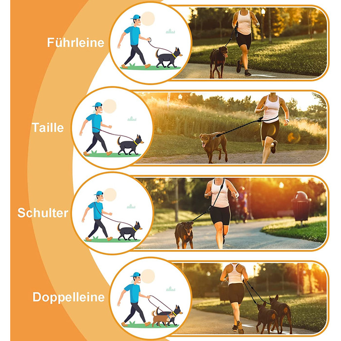 Повідець для собак подвійний повідець для маленьких і середніх собак повідець 3 м Регульований з 2 карабінами повідець для вправ поводок для собак багатофункціональний поводок для собак довжиною 3 метри х 1,0 см (3 м * 10 мм, коричневий)