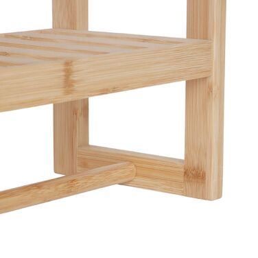 Поличка для ванної кімнати Relaxdays з тримачем для рушників