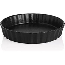 Керамічна форма для випічки SWEEJAR, 24 см, кругла чаша для торта з хвилястою бахромою, тарілка для торта з антипригарним покриттям для гарбуза
