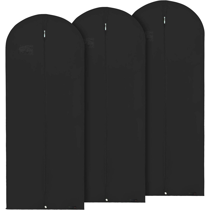 Дихаючий захисний чохол для одягу 52 см Сумка для одягу чохол для одягу (3, чорний)