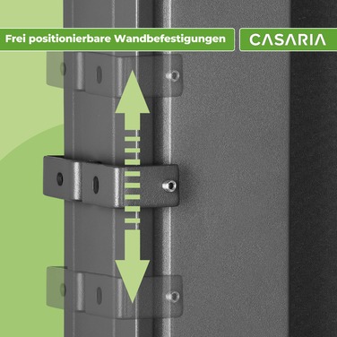 Бічний тент Nosara Anthracite 160х300см розсувний