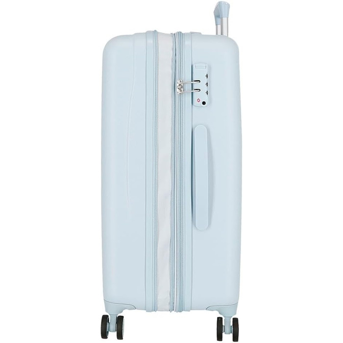 Дитяча валіза для ручної поклажі Disney Stitch Moods, жорсткий ABS-пластик, кодовий замок, 4 подвійних колеса, серія Make A Face