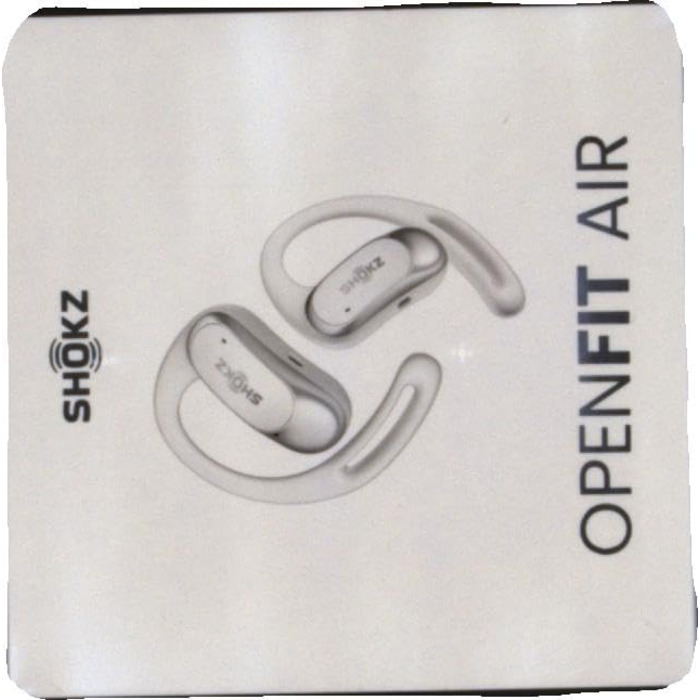 Справжні бездротові Bluetooth-навушники SHOKZ OpenFit Air, 28 год, IP54, з мікрофоном, білий