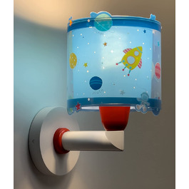 Дитячий настінний світильник Dalber, настінний світильник для дітей, настінний світильник для хмар, планет, Сонячної системи 41349, світильник для дитячої кімнати