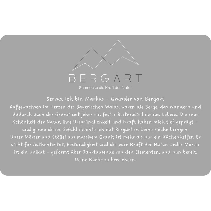 Гранітний ступка з товкачиком BERGART – ступка з високоякісного граніту, довгий товкачик, стійка підставка. Ідеальна для трав, спецій та песто