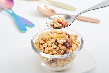 Набір дитячого столового прибору Exzact Edelstahl (12 шт.) - 4 виделки, 4 ножі, 4 ложки (Собака, Кіт, Заєць)