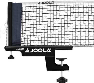 Набір для настільного тенісу Joola 31009 унісекс для дорослих tt Avanti, чорний, 152 см і 54820, комплект для настільного тенісу Duo, що складається з 2 ракеток для настільного тенісу 3 м'ячів для настільного тенісу 1 сумка для зберігання, Різнокольоровий