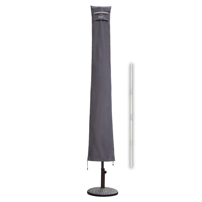 Захисний чохол для парасольки від сонця, сірий (220 x 30/50 см)