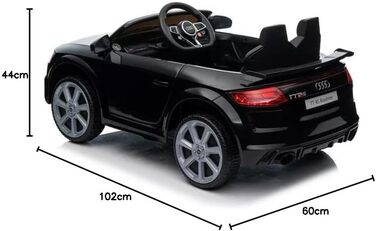 Дитячий електромобіль FINOOS Audi TT RS 12V з пультом, чорний