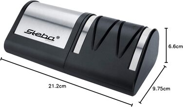 Електричний точило для ножів Steba KS 1 - для всіх типів ножів (метал, кераміка), алмазні диски, прецизійна система направляючих, змінна шліфувальна головка