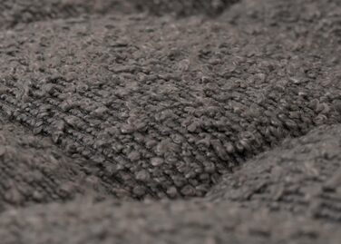 Набір з 2 барних стільців Mendler HWC-G87, регульовані по висоті, обертаються, з тканини Boucle (450г/м²), FSC® сертифіковані (темно-сірий)