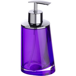 Дозатор для мила Paradise Purple, ємність 0,24 л, пластик - акрил, 8 х 16,3 х 6,6 см, фіолетовий, 20241100