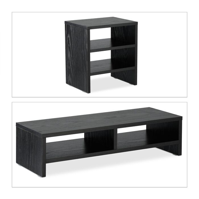 Підставка для монітора Relaxdays з полицями