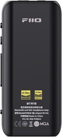 Підсилювач Bluetooth FIIO BTR15 (чорний)