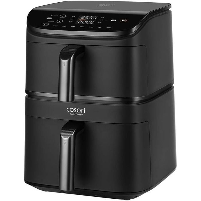 Фритюрниця повітряна COSORI Turbo Tower Chef Edition 10.8L, 2630W, чорна