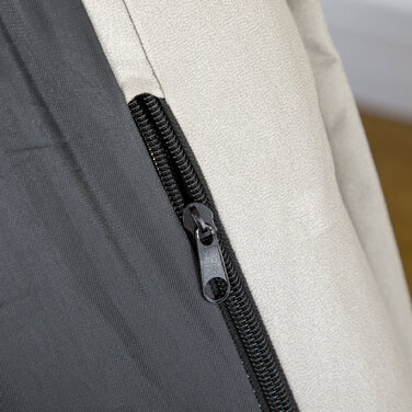 Крісло, поворотне, з регульованою спинкою, з імітацією шкіри, сталевий каркас, світло-сіре, розміри 62 x 70 x 95 см