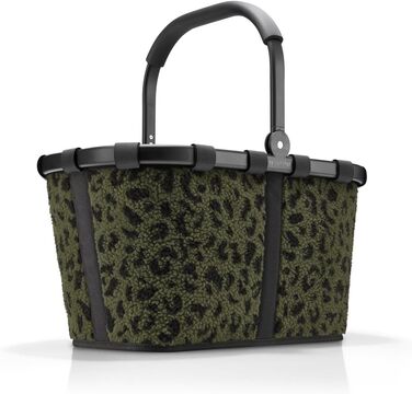 Сумка-шопер Reisenthel Carry Bag Teddy Leo Olive – містка та водонепроникна, з внутрішньою кишенею