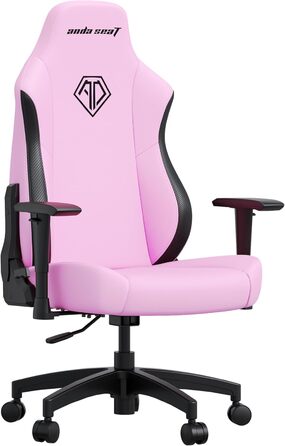 Ігровий стілець Anda Seat Phantom Kids для дітей 5-10 років - чорний, з підголовником та поперековою підтримкою, з ПВХ шкіри