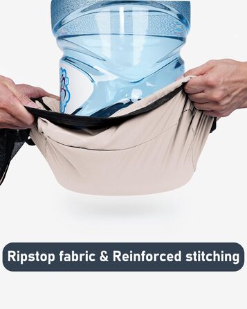 Набір органайзерів для подорожей ECOHUB для валізи, 7 шт, сумки для одягу та взуття з переробленого PET, екологічні пакувальні куби, бежевий